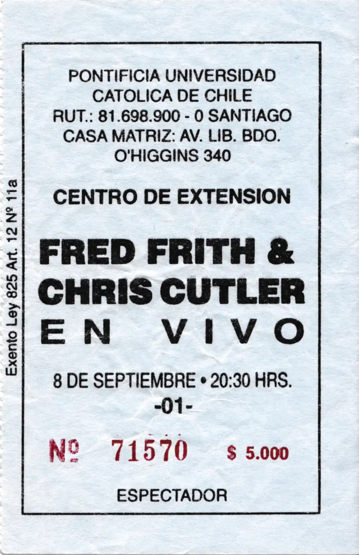 CHRIS CUTLER, entrevista en El RUIDO es el Mensaje 2024