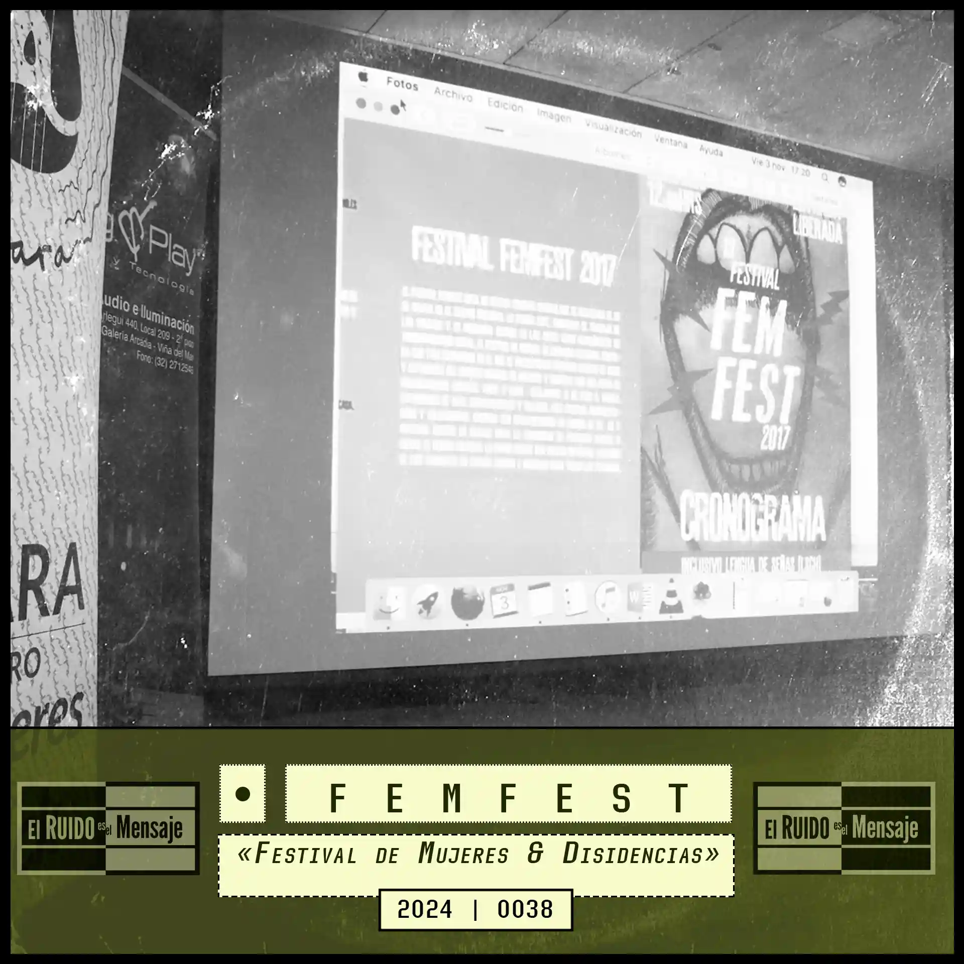 Coordinadora FEMFEST en El RUIDO es el Mensaje, 2024